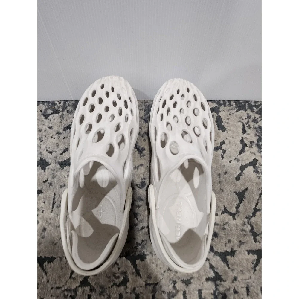 Merrell Hydro Moc White Mens Size 8 Womens 9 Water Shoes Clogs Slip On J003738